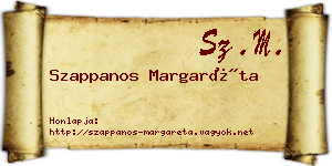 Szappanos Margaréta névjegykártya